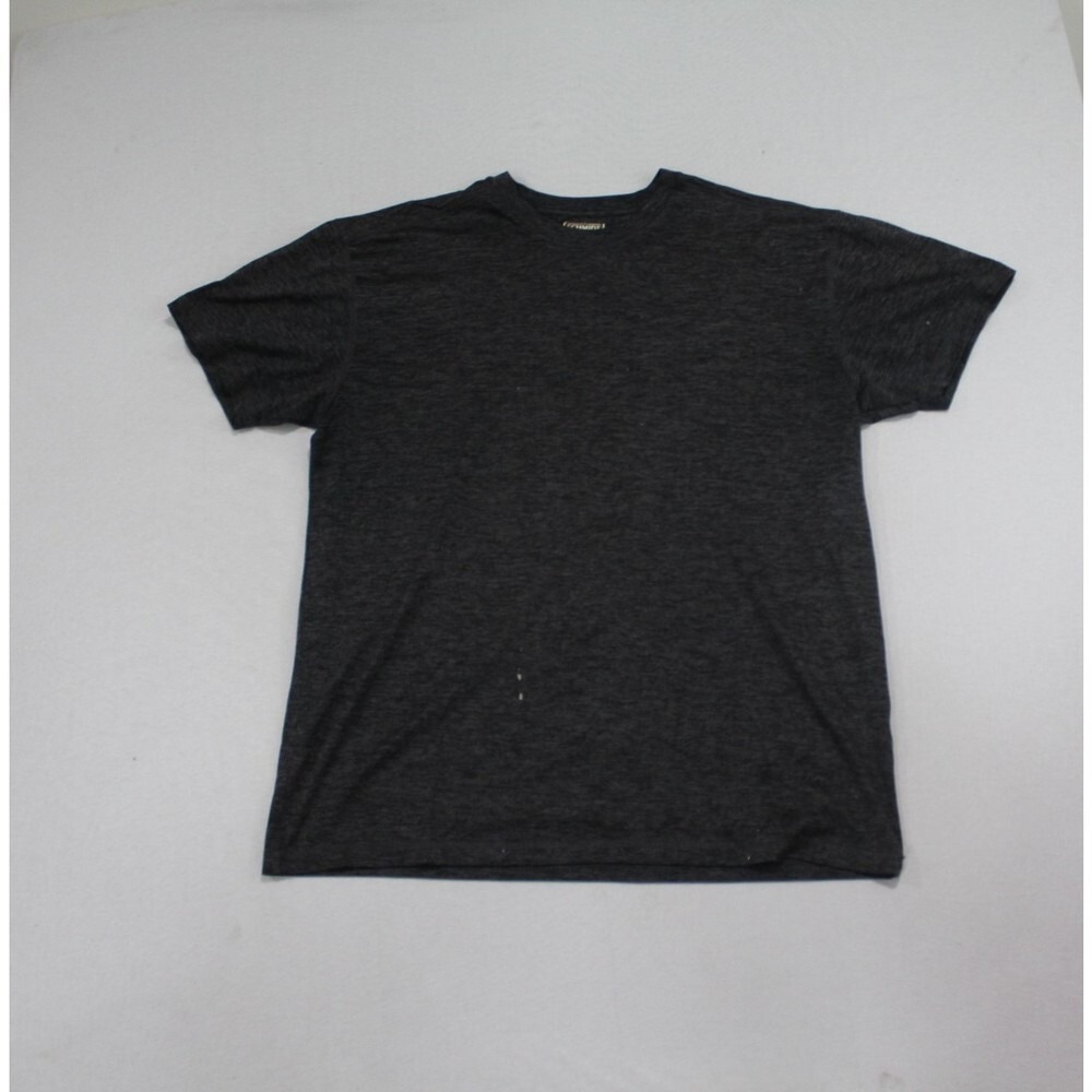 C.E. Schmidt Work Wear Gray Shirt Stains Size Large